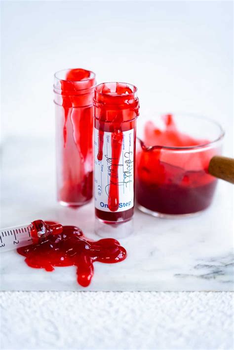 fake edible blood bags|homemade blood recipe for halloween.